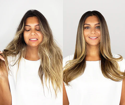 Give dry winter hair at-home hydrating spa treatment.