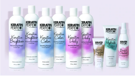 Amazing hair tips from Jen Glanz founder of bridesmaid for hire using Keratin Perfect!