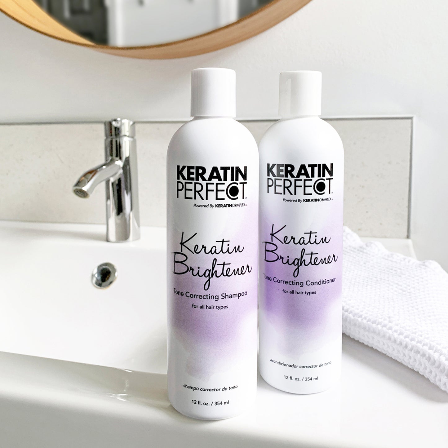 Keratin Brightener Tone Correcting Shampoo - Shampoo
