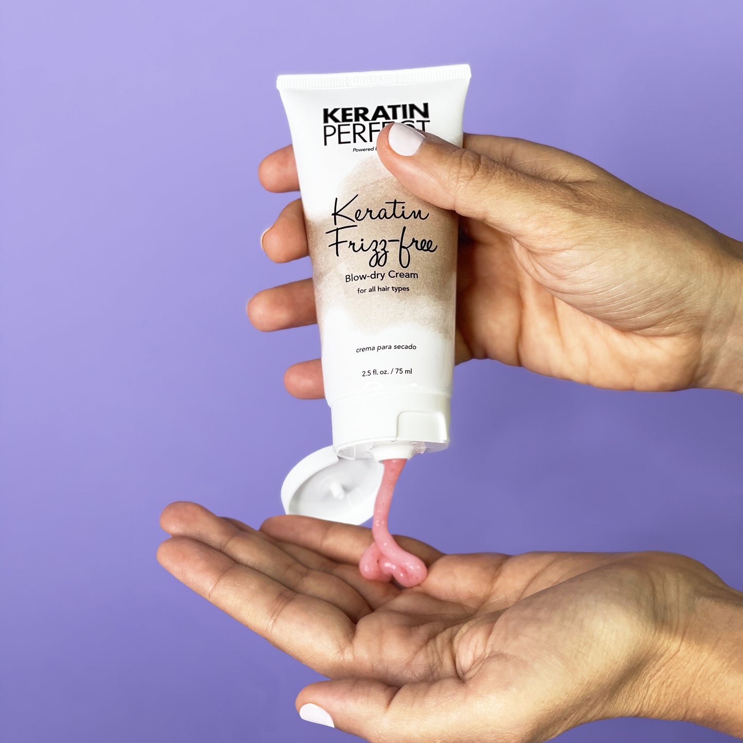 Keratin Frizz-free Blow-dry Cream - 2.5 oz - Blow-Dry Aid